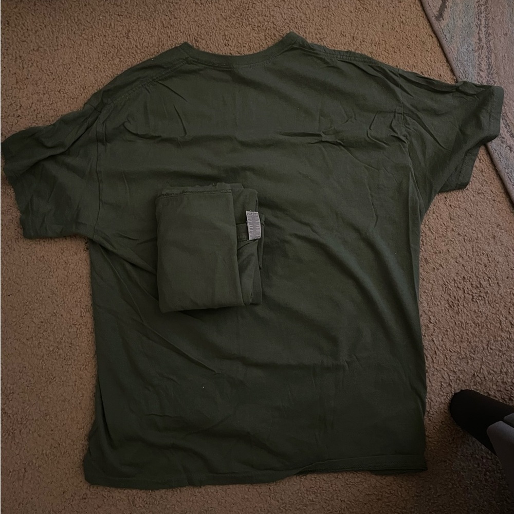 Gildan Heavy Cotton Shirts - Army Green